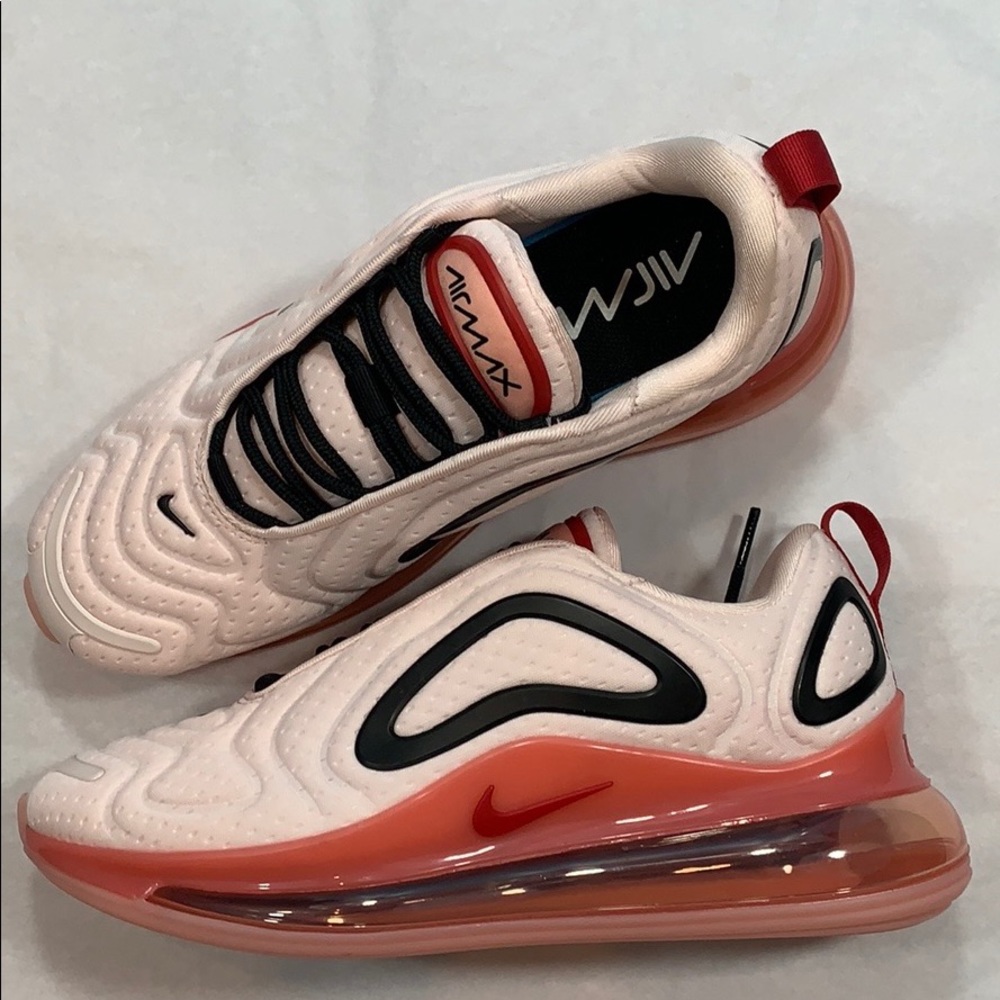 NIKE AIR MAX 720 Light Soft Pink/Gym Red - Picture 2 of 16